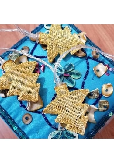 Buffer Metal Örgülü Çam Ağacı Şeklinde Günışığı Şerit Led Işık Zinciri Renk