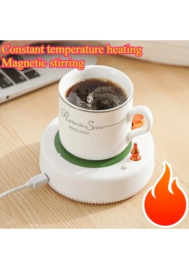 Willowhaven Yeşil 55 C Sabit Sıcaklık Usb Manyetik Karıştırıcılı Isıtıcı