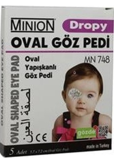 Minion Dropy Göz Pedi Çocuk 5'li