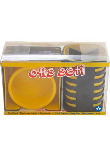 3 Parça Masa Üstü Kalemlik Seti Ofis Seti Diğer