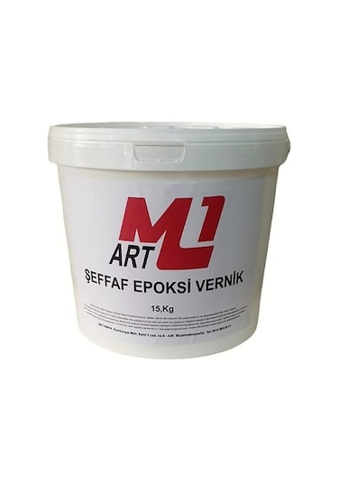 M1 ART Şeffaf Epoksi Vernik 15.KG