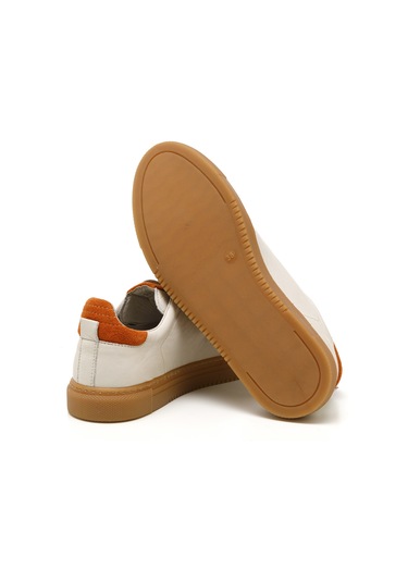 Sneaker Günlük Kadın Mar-25y-192-3030 John May Orange Süet-bej Cilt-orange Süet Orange Turuncu