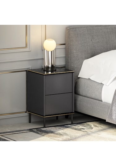 İMAJ KOMODİN ANTRASİT (MERMER DESEN)