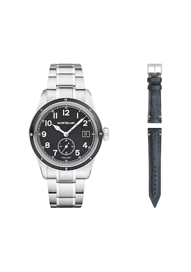 Montblanc 1858 0 Oxygen 38 Mm Otomatik Saat 136355 Siyah