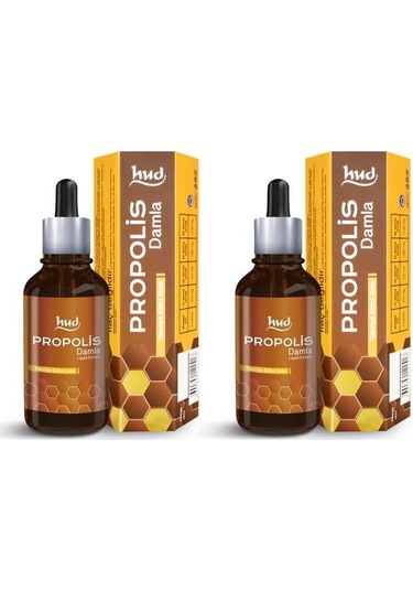 Hud Propolis Damla 50 Ml 2 Adet – Su Bazlı Propolis Ekstraktı