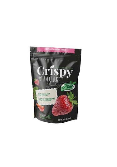 Dondurularak Kurutulmuş Dilim Çilek 20 Gram