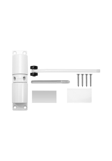Otomatik Kapı Kapatıcı Ayarlanabilir Ağır Hizmet Tipi Yaylı Kapı Beyaz