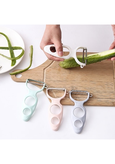 20 Adet Yaratıcı Paslanmaz Çelik Kazıma Soyma Çok Fonksiyonlu Sebze Ve Meyve Soyucu Pink , Size:20 Pcs Fruit Peeler Pink Yeşil
