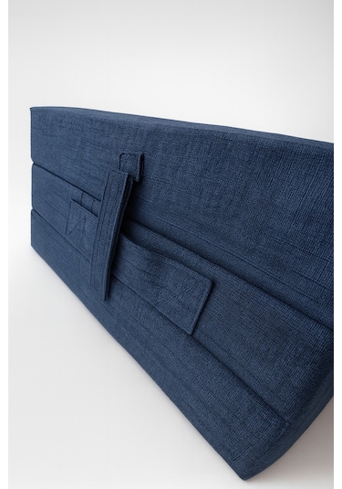 Mavi Katlanır Sünger Misafir Yer Yatağı Ve Balkon Minderi 7cm Mavi