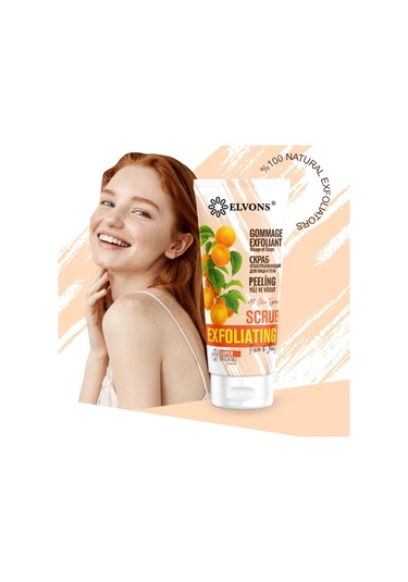Elvons Kayısı Özlü Yüz ve Vücut Peeling 75 ML