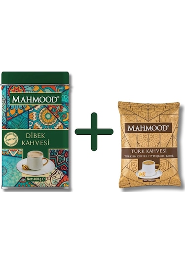 Mahmood Dibek Kahvesi Ölçek Kaşıklı Teneke Kutu 400 G + Orta Kavrulmuş Türk Kahvesi 100 G
