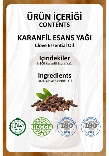 Karanfil Yağı Clove Essential Oil 10 Ml.