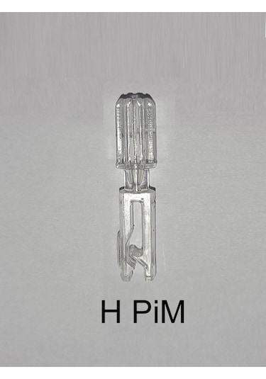 Akıllı Dikey Perde Pimi H Tip Değiştirelebilir Vagon Uyumlu 10 Adet