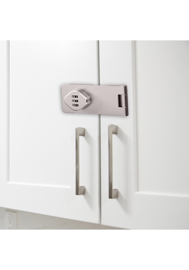 Homyl Ahır Kapı Banyo Küçük Kapılar 4.5 Gümüş-4,5-inç