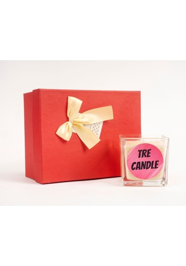 Kişiye Özel Köşeli Cam Mum