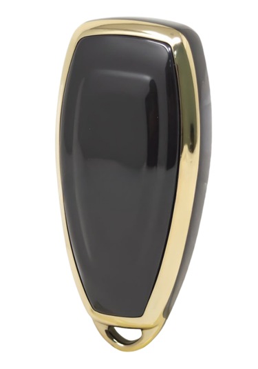 Ford Kuga Mondeo Smax Cmax Focus Fiesta Ecosport 3 Buton Nano Anahtar Kılıfı Siyah-gold