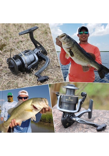 Balıkçılık Reel Çıkrık 6 Rulmanlar 5.2:1 Metal Balık Reel İplik Makarası Olta Takımı Dış Mekan Aracı 2000