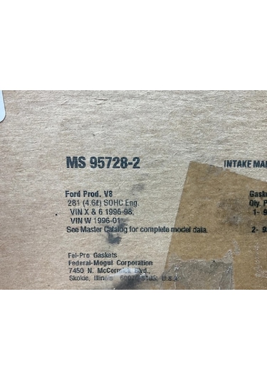 Fel-pro Ms95728-2 Emme Manifoldu Conta Seti 1996-2000 Ford 4.6l V8 İçin