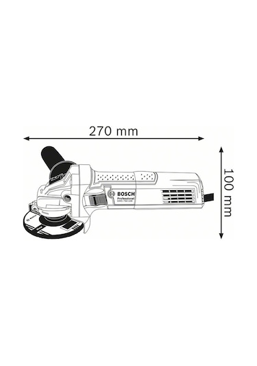 Bosch Professional GWS 750 S Avuç Taşlama Makinesi - 0601394120