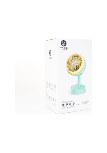 Winex Mini Taşınabilir Portatif Fan 3 Kademeli Vantilatör Mavi
