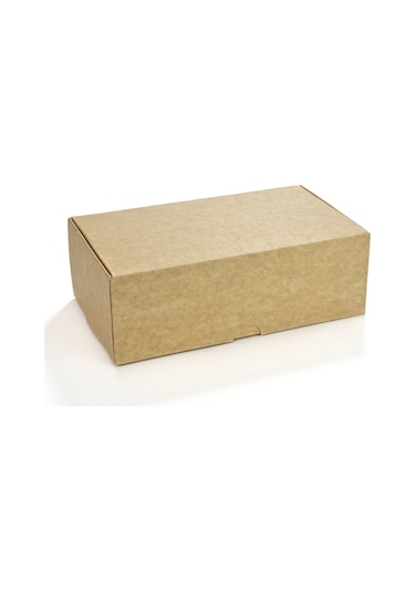 Kurabiye Kutusu Beyaz-kraft 21 X 12 Cm 25 Adet