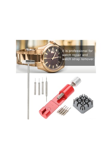 Moveevo Saçma Olmayan Çelik Saat Tamiri Seti - Link Kaldırma Ve Ayarlama Araçları, Taşınabilir Ve Dayanıklı 11 Parça