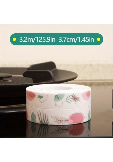 Pazly 1 Rulo Karikatür Kalafat Şerit, Kendinden Yapışkanlı Mutfak Tezgahı Mastik, Sızdırmazlık Bandı, Banyo Ve Tuvalet Dekorasyonu 56672336 Diğer