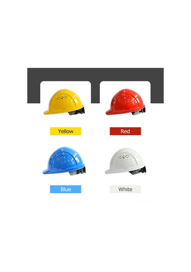 Çok Fonksiyonlu Hdpe Güvenlik Kaskı Nefes Alabilir, Darbeye Dayanıklı, Alev Geçirmez Kask, Hava Vantilatörlü, Sarı Renkli Depo Fabrikası İçin