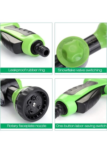 Wezone Çok Amaçlı Bahçe Ve Araç Yıkama Köpük Spreyi - Bitki Sulama Ve Sabun Dağıtıcı Fön Lanse