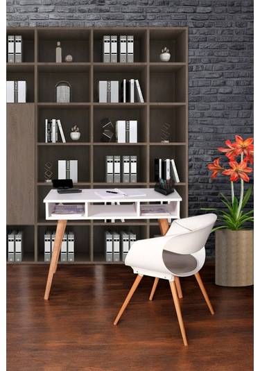 Writing Modern Çalışma Masası Kahverengi