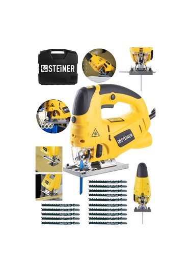 Steiner 4000 Watt Lazerli Otomatik Dekupaj Çantalı Sarı + 15 Uç