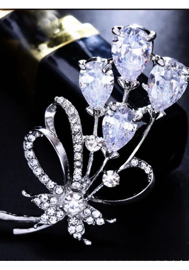 Beautiful Detail Broş Bijuteri 154435179 Beyaz
