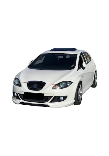 Seat Leon Mk2 Ön Ek 2006-2009 Makyajsız Kasa Mat Siyah Plastik