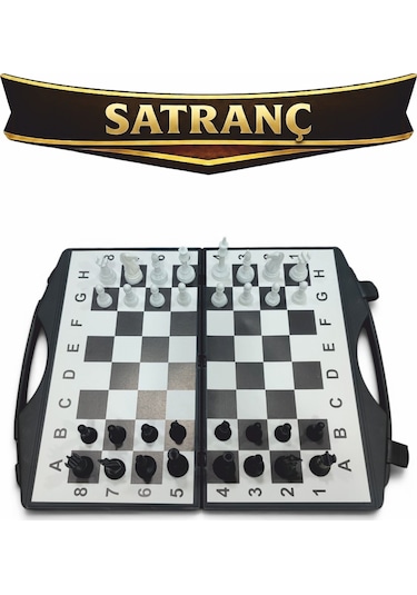 Çantalı Üçü Bir Arada Set - Satranç - Tavla - Dama