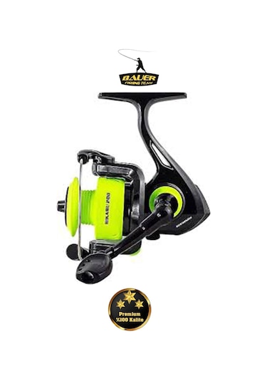 2 Adet Bauer Hıkaru 200 Lrf & Spin Olta Makinesi 5 Bilye