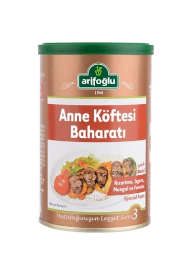 Arifoğlu Anne Köftesi Baharatı Teneke 150 G