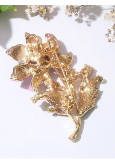 Queen Fair Broş Çiçek Çamura Yakın 168933435 Siyah