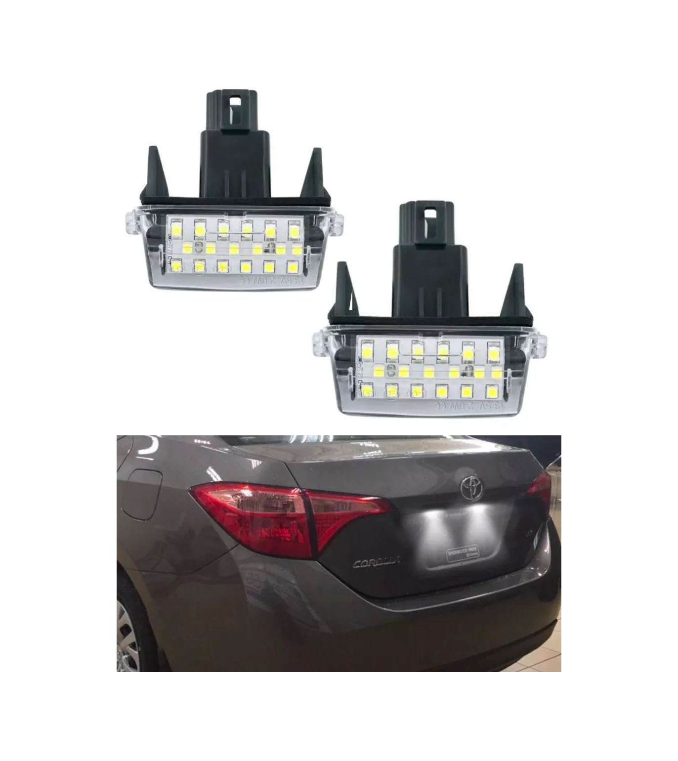 U Mastera Plakka Aydınlatması. Toyota Camry/corolla Prıus/ractıs İçin 2 Adet 238141242