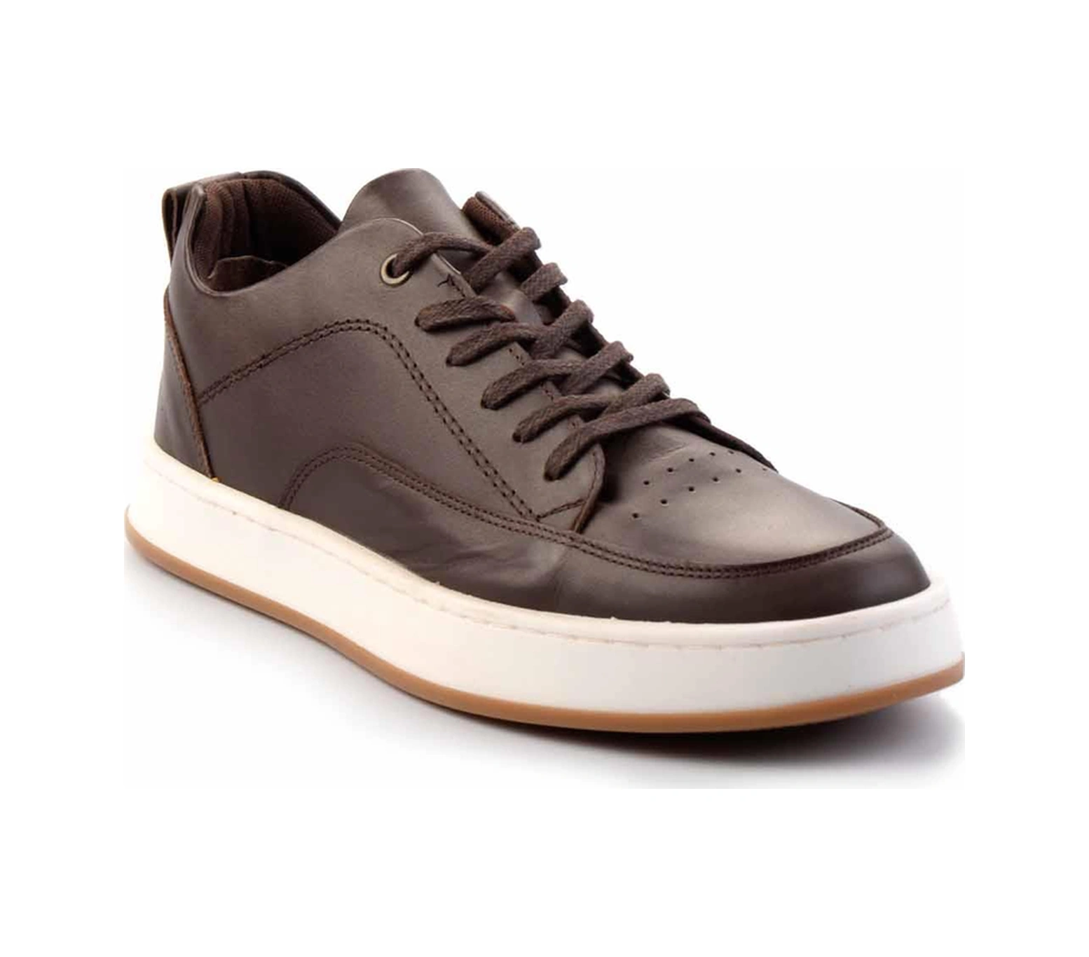 Kahve Hakiki Deri Erkek Casual Ayakkabı E01380107141 Kahve