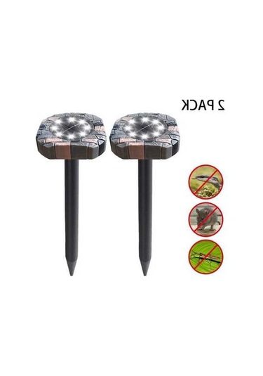 Novahub Güneş Enerjili Ultrasonik Fare Kovucu Ve Led Bahçe Aydınlatma Seti - 2'li Paket