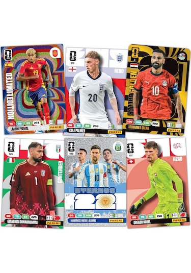 Dünya Kupası 2026 Panini Adrenalyn Xl Koleksiyon Kart Albümü Dergi Starter Set 16 Kart + 4 Özel Kart