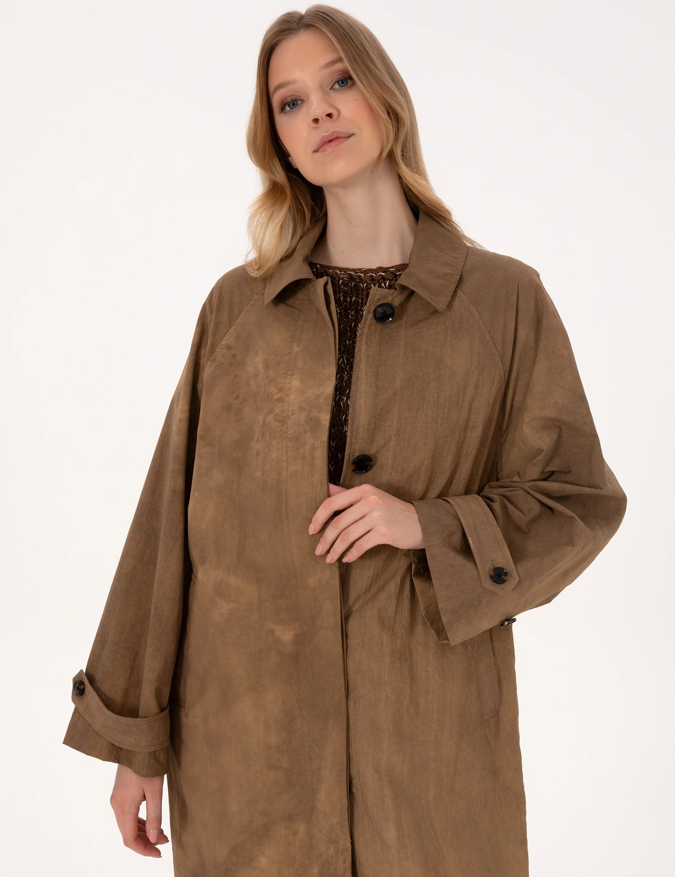 Pierre Cardin Kadın Bej Trençkot 50314049-vr011 Bej