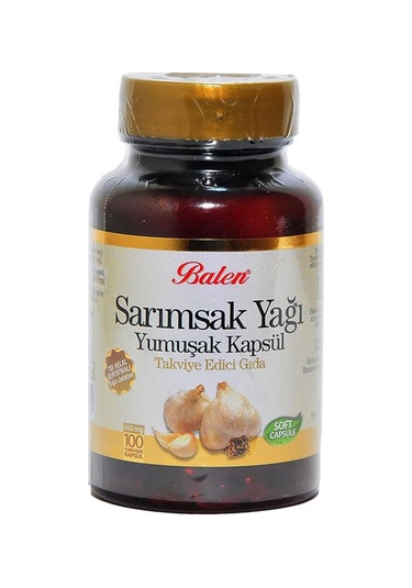 Balen Sarımsak Yağı 100 Yumuşak Kapsül Softgel