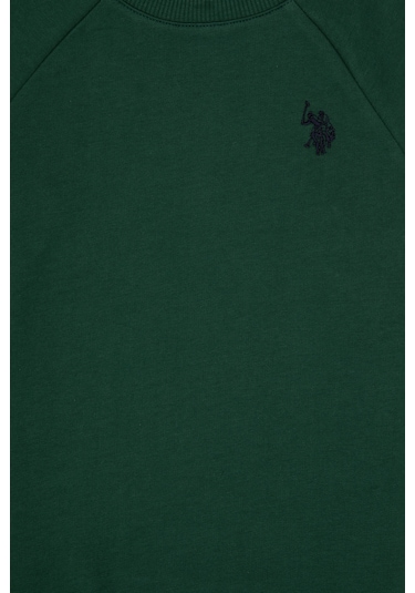 U.s. Polo Assn. Erkek Çocuk Koyu Yeşil Sweatshirt 50313832-vr079 Koyu Yesıl