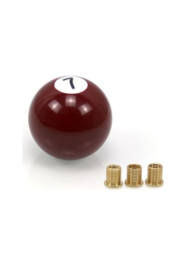 Araba Vites Kolu Kapağı Kırmızı No:7, Akrilik Malzeme, 3 Adet Adaptörlü Modifikasyon Aksesuarı Kırmızı Kırmızı