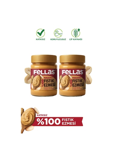Fellas %100 Fıstık Ezmesi 300 G x 2