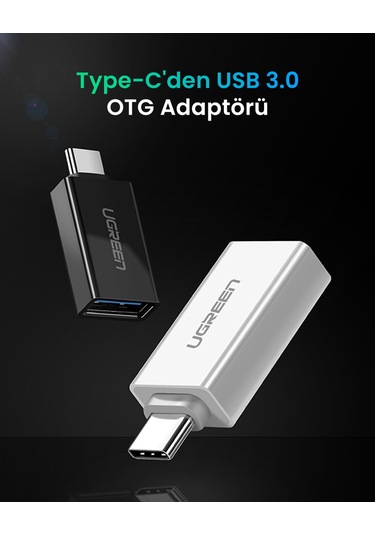 Ugreen Usb-c To Usb 3.0 Dönüştücü Adaptör, Siyah, 20808