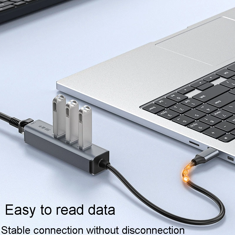 Sones Jınghua Gigabit Lan Dönüştürücü Bilgisayar Harici Sürücüsüz Ağ Kartı İçin, Özellikler: Usb3.0 Dört Portlu