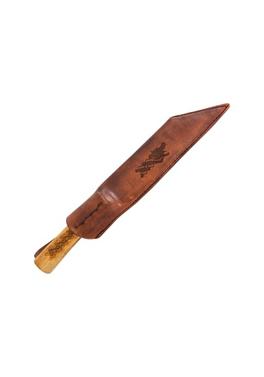 Condor Norse Dragon Seax Kamp Bıçak Kahverengi