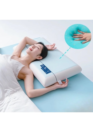 1 Adet Jel Bellek Köpük Yastık Yavaş Ribaund Ve Soğutma Etkisi Çok Renkli